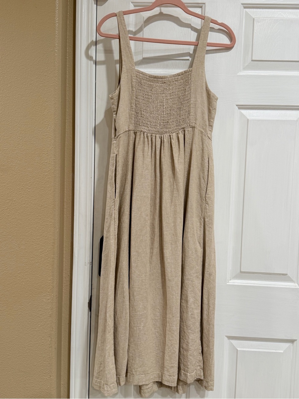 Old Navy Beige Maxi Sundress - Picture 8 of 9
